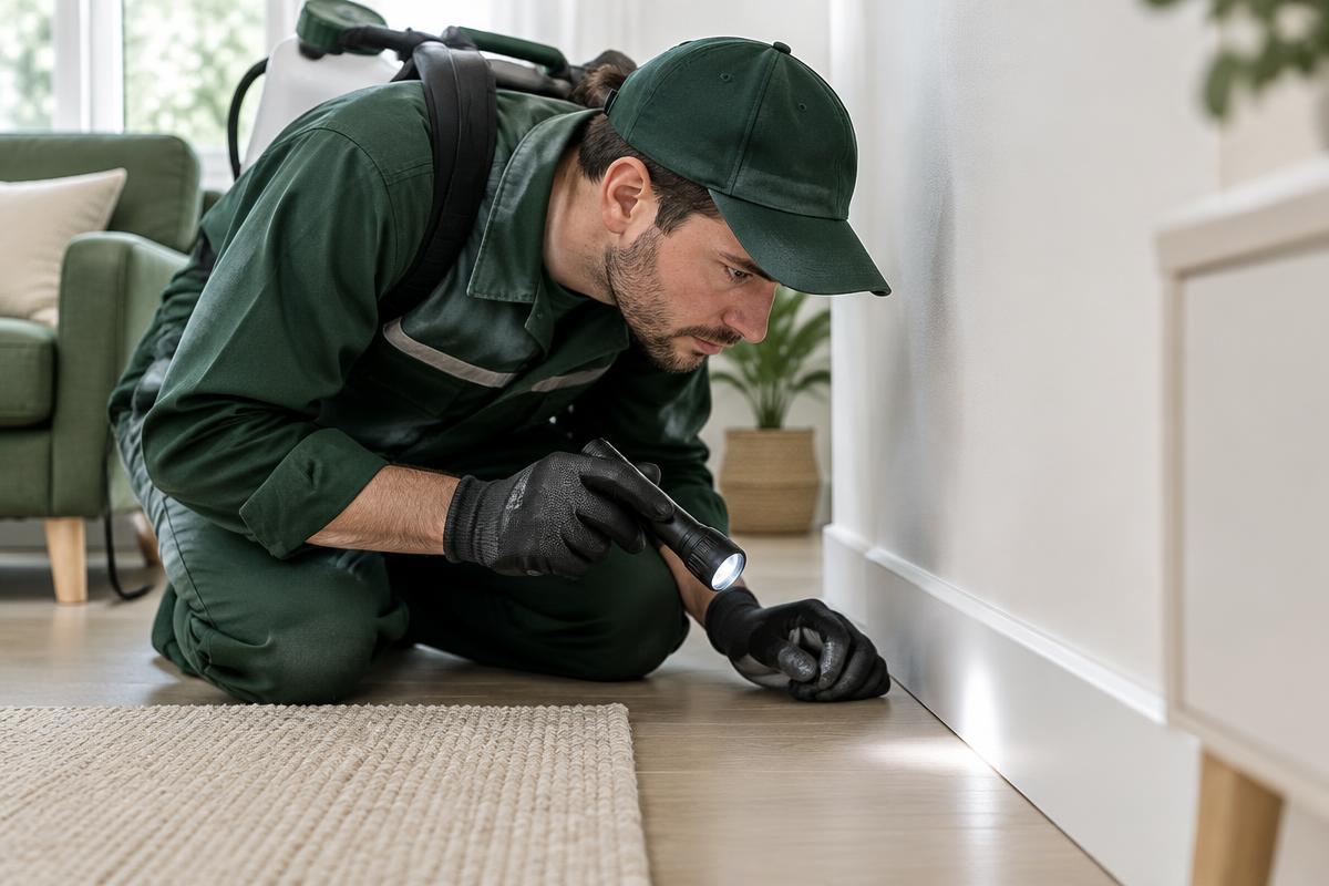 Inspection minutieuse d’une habitation avant traitement